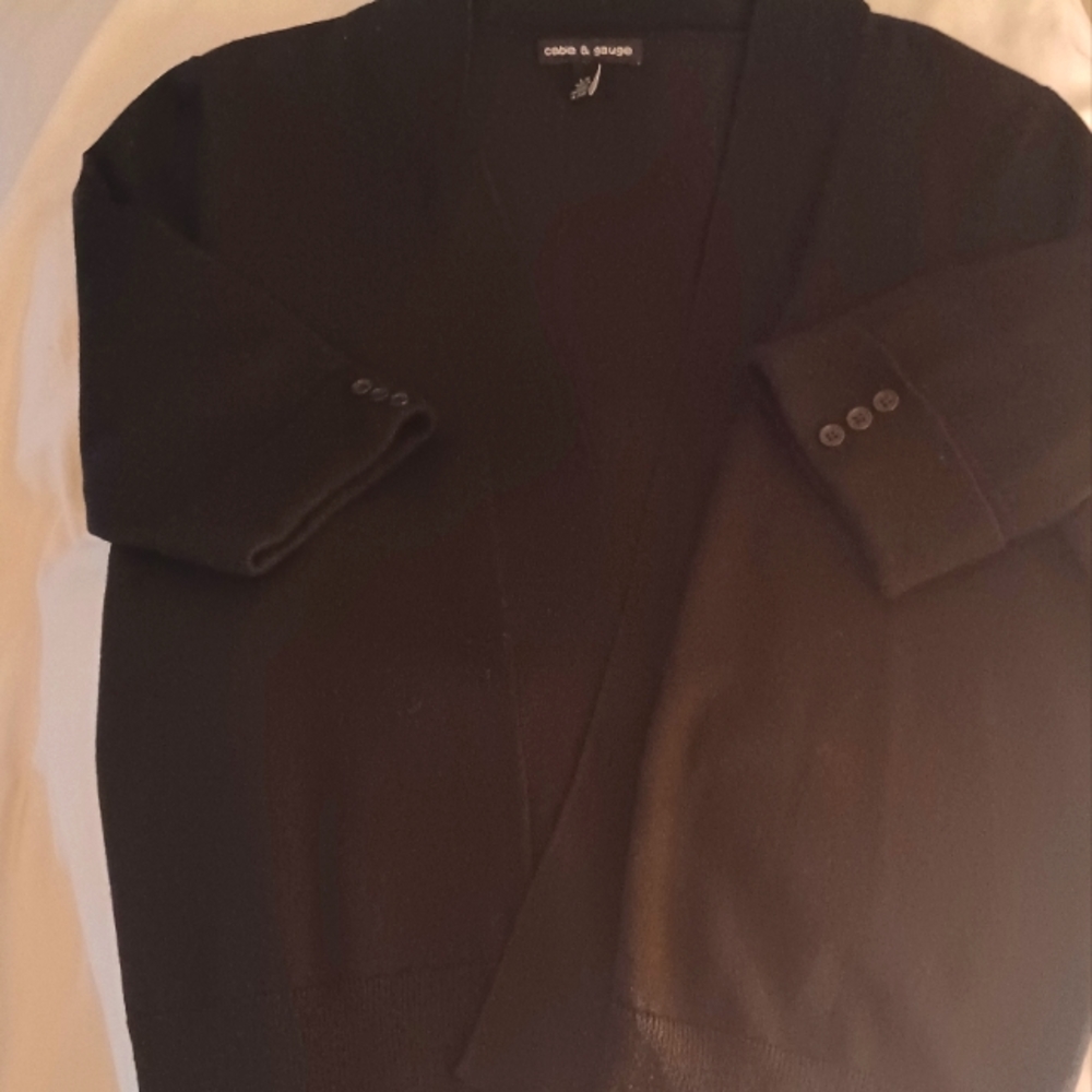 Large black sweater